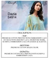 Dazia 4914 By Ganga Cotton Printed Embroidery Designer Salwar Suits
